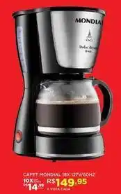 DB Supermercados Mondial - cafet 18x 127v/60hz oferta