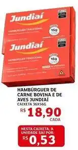 Assaí Atacadista Jundiaí - hambúrguer de carne bovina e de aves oferta