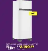 DB Supermercados Esmaltec - refriger rcd 34 pro 127v br oferta