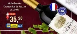 Supermercados BH Chateau - vinho francês oferta
