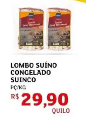 Lombo suíno congelado suinco
