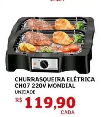 Mondial - churrasqueira eléctrica ch07 220v