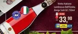 Supermercados BH Dell'emilia - vinho italiano lambrusco oferta