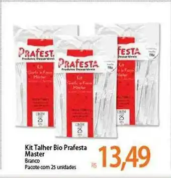 Atacadão Kit Talher Bio Prafesta Master oferta