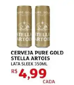 Assaí Atacadista Stella - cerveja pure gold artois oferta