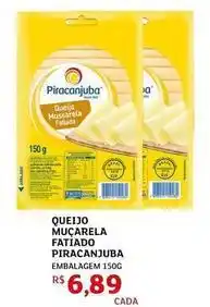 Assaí Atacadista Piracanjuba - queijo muçarela fatiado oferta
