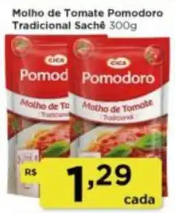 Rede Vivo molho de tomate pomodoro tradicional sachê oferta
