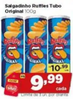 Rede Vivo Salgadinho Ruffles Tubo Original oferta