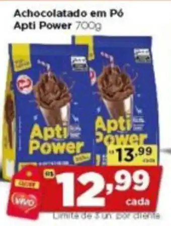 Rede Vivo Achocolatado em Pó Apti Power oferta