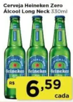 Rede Vivo Cerveja Heineken Zero Álcool Long Neck oferta