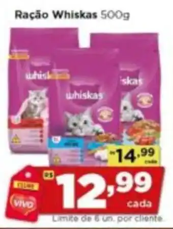 Rede Vivo Ração Whiskas oferta