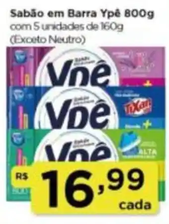 Rede Vivo Sabão em barra ypê oferta