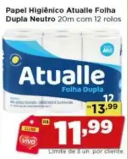 Rede Vivo Papel Higiênico Atuallle Folha Dupla oferta