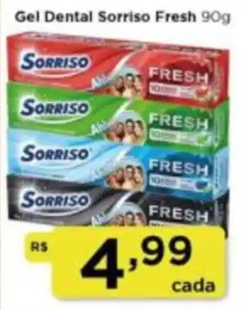 Rede Vivo gel dental sorriso fresh oferta