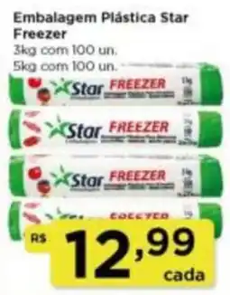 Rede Vivo Embalagem Plástica Star Freezer oferta