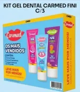 Kit gel dental carmed fini