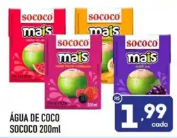 Supermercados Avenida Água de coco sococo 200ml oferta