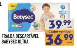 Supermercados Avenida Fralda descartável babysec ultra oferta