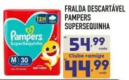 Supermercados Avenida Fralda descartável pampers supersequinha oferta