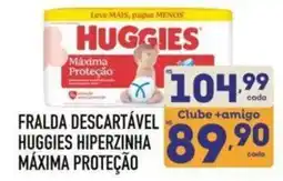 Supermercados Avenida Fralda descartável huggies hiperzinha máxima proteção oferta