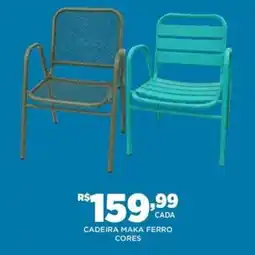 DB Supermercados cadeira maka ferro cores oferta