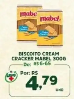 Araújo Supermercados Biscoito cream cracker mabel oferta