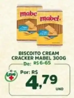 Biscoito cream cracker mabel