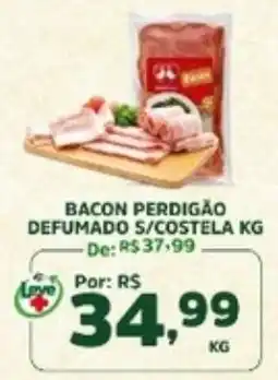Araújo Supermercados Bacon perdigão defumado s/costela kg oferta
