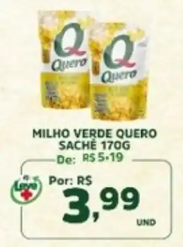 Araújo Supermercados Milho verde quero oferta