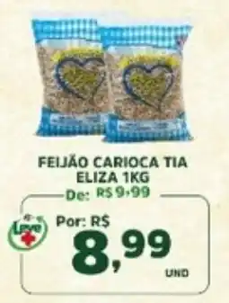 Araújo Supermercados Feijão carioca tia eliza 1kg oferta