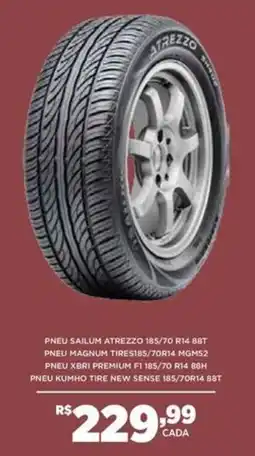 DB Supermercados Pneu sailum atrezzo 185/70 r14 8bt oferta