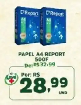 Araújo Supermercados papel a4 report oferta