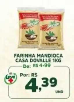 Araújo Supermercados Farinha mandioca casa dovalle oferta