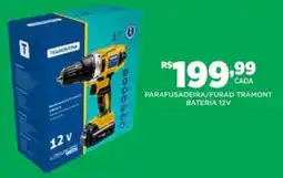 DB Supermercados Parafusadeira/furad tramont bateria 12v oferta