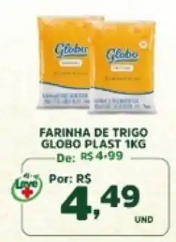 Araújo Supermercados Farinha de trigo globo plast oferta