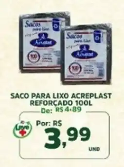 Araújo Supermercados saco para lixo acreplast oferta