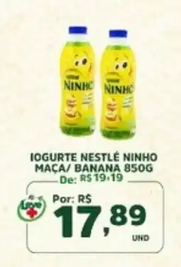 Araújo Supermercados Iogurte nestlé ninho maçã/banana oferta