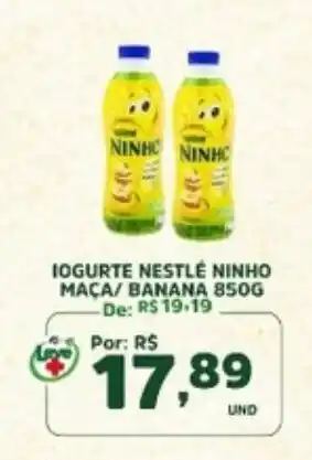 Araújo Supermercados Iogurte nestlé ninho maçã/banana oferta