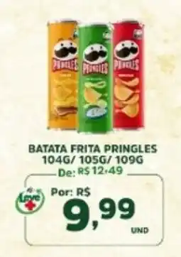 Araújo Supermercados batata frita pringles oferta