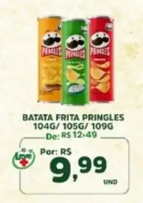Araújo Supermercados batata frita pringles oferta