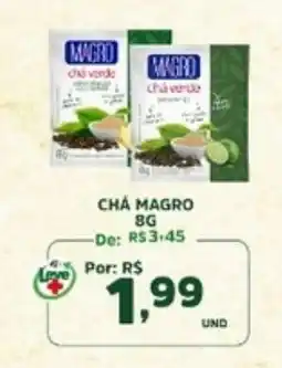 Araújo Supermercados Chá magro 8g oferta