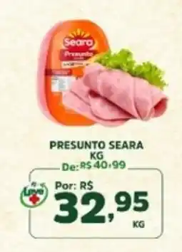 Araújo Supermercados Presunto seara oferta