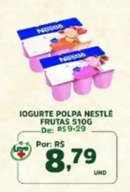 Araújo Supermercados Iogurte polpa nestlé frutas oferta