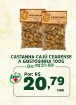 Araújo Supermercados Castanha cajú cearense a gostosinha oferta