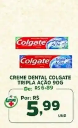 Araújo Supermercados creme dental colgate tripla ação oferta