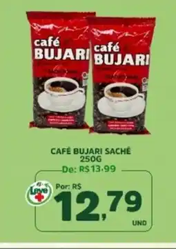 Araújo Supermercados Café bujari sachê oferta