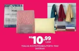 DB Supermercados Toalha rosto/fronha/porta trav diversas oferta