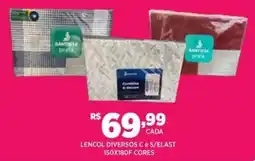 DB Supermercados Lençol diversos c e s/ elast oferta