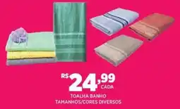 DB Supermercados toalha banho oferta