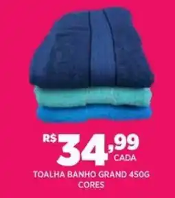 DB Supermercados Toalha banho grand cores oferta